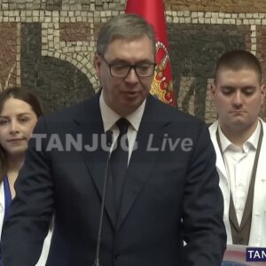 Tanjug live printscreen/Aleksandar Vučić