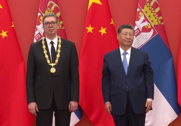 Foto: Tanjug/ Vučić i Si Đinping